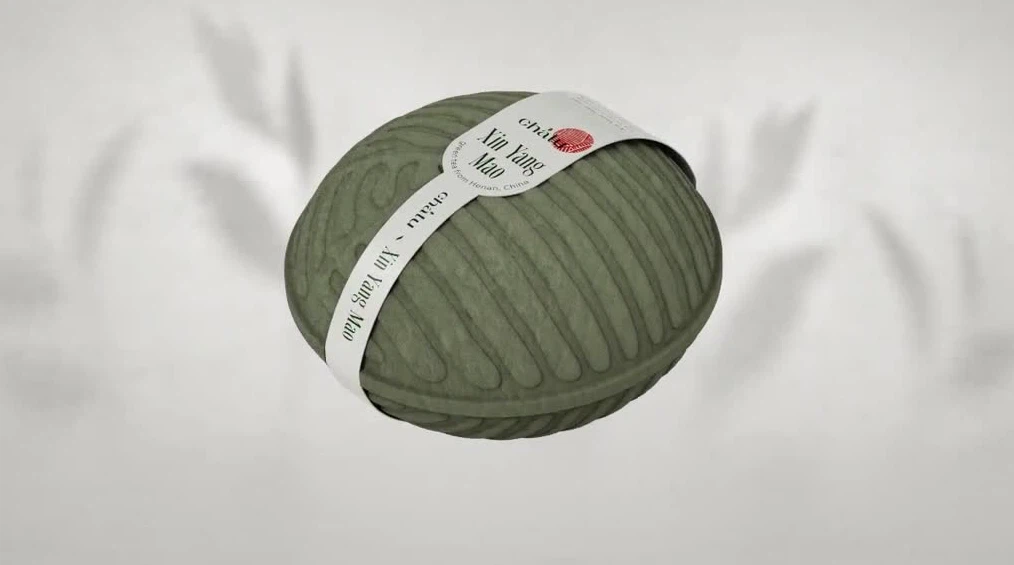 Green tea packaging design